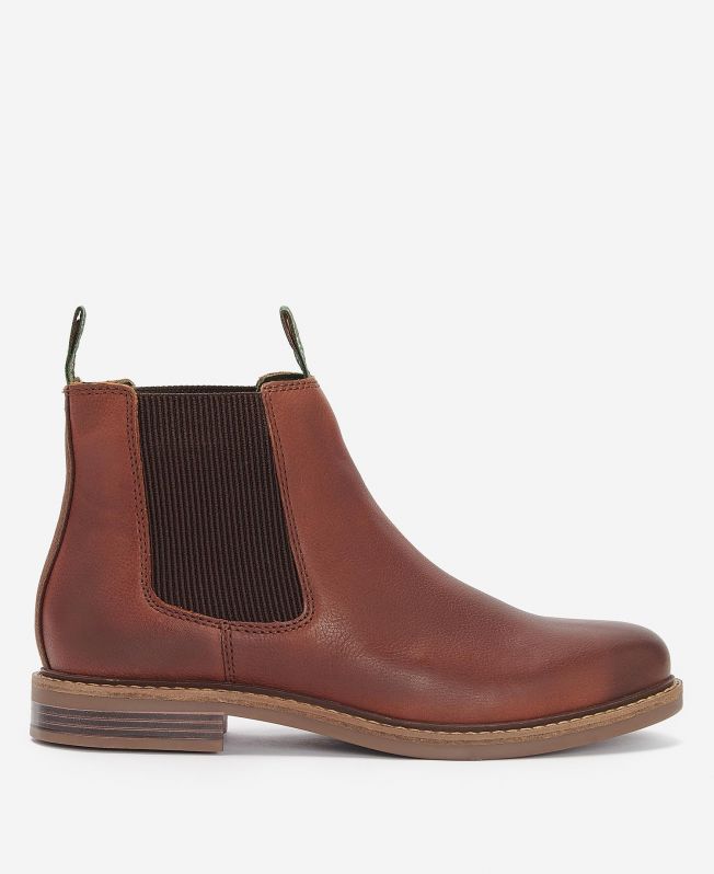 Farsley Chelsea Boots - Teak