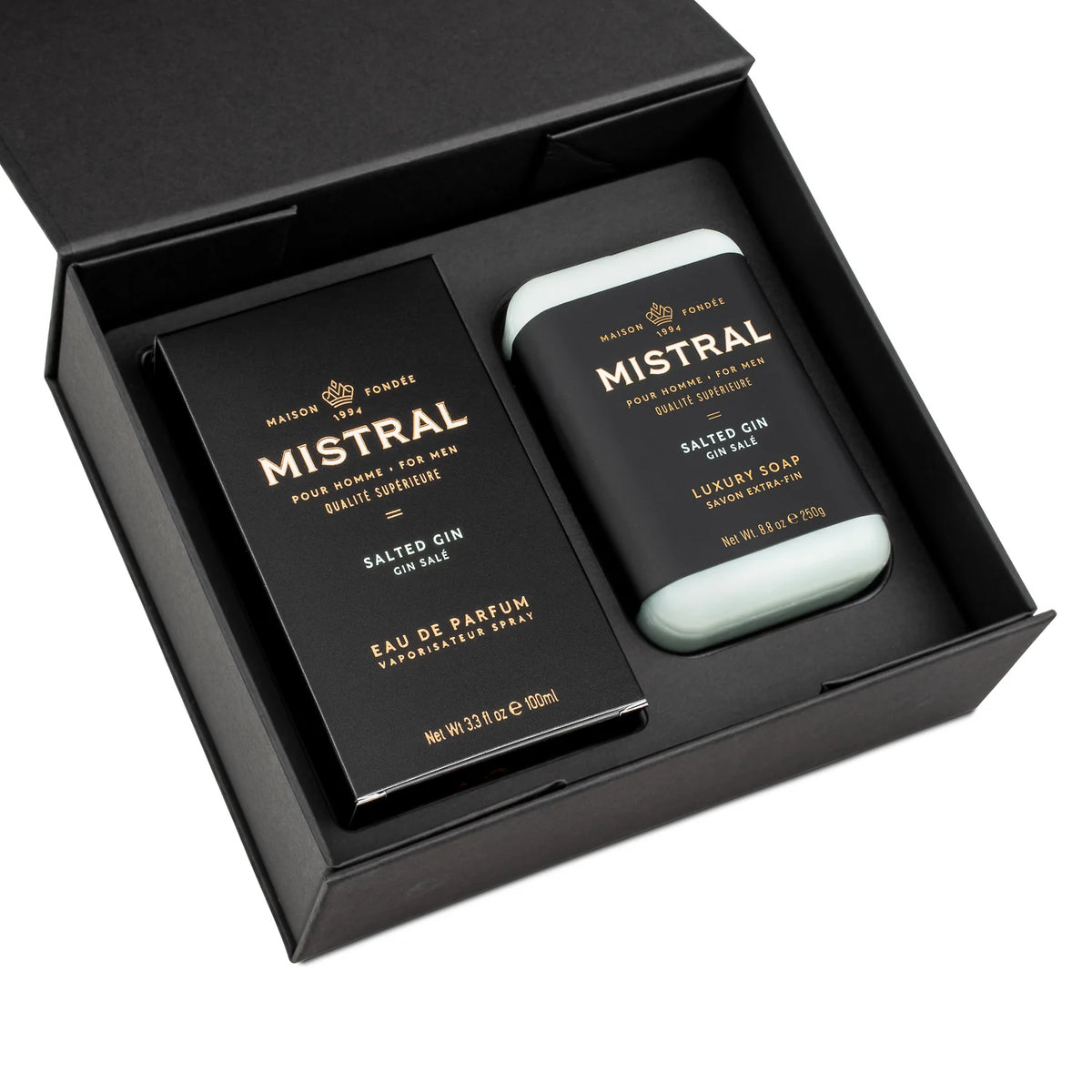 Salted Gin Cologne/Soap Giftset