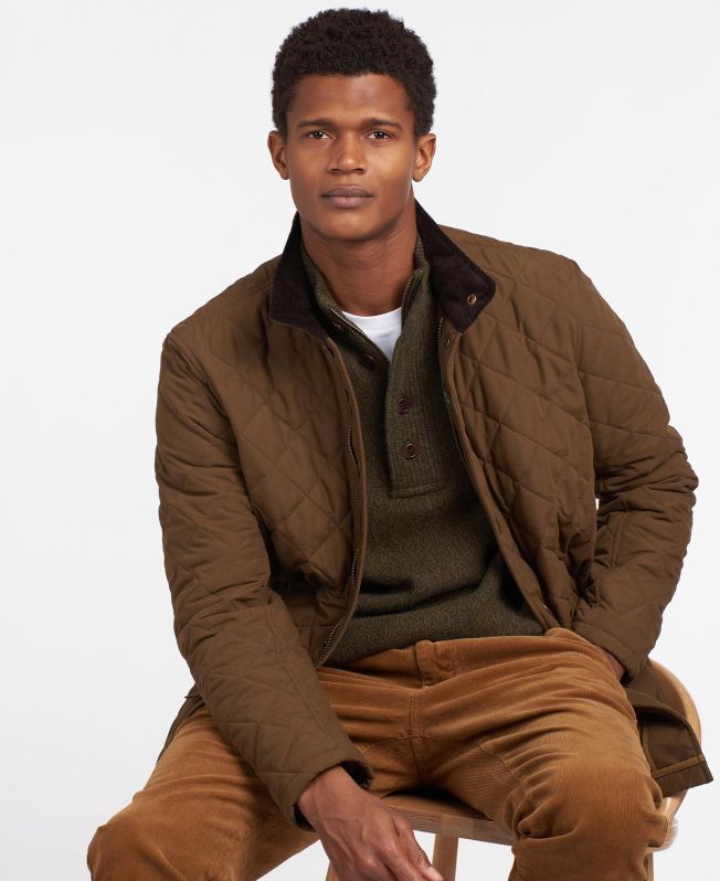 Shoveler Quilted Jacket - Dark Sand