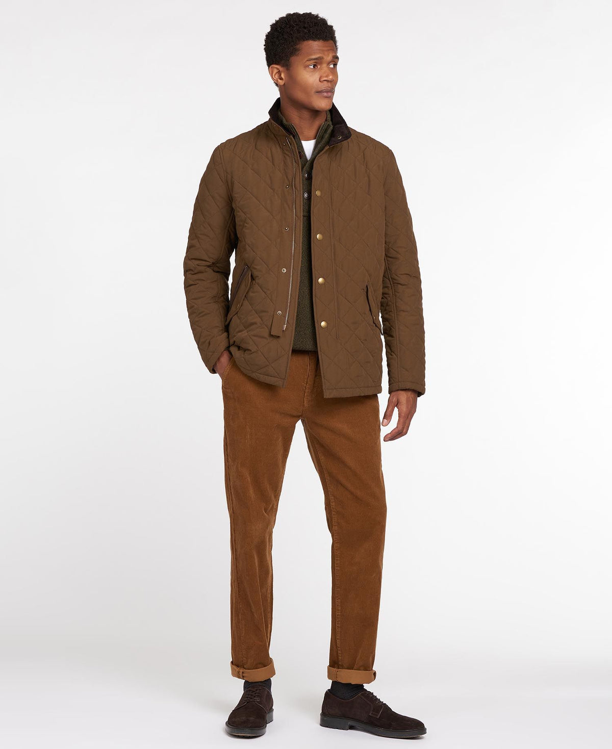 Shoveler Quilted Jacket - Dark Sand