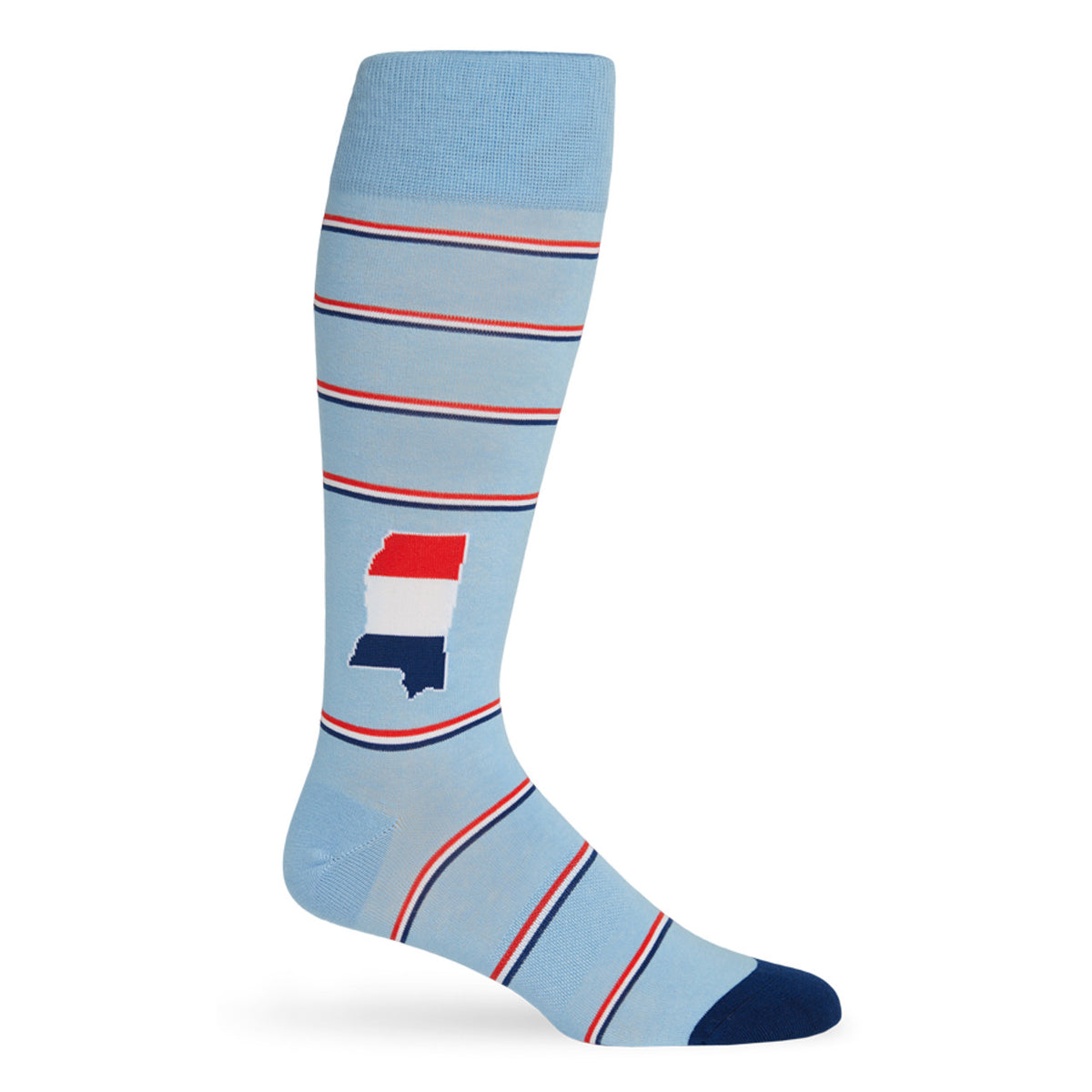 Powder Triple Stripe MS Socks