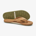 Men's Fields Flip Flops Tan Olive