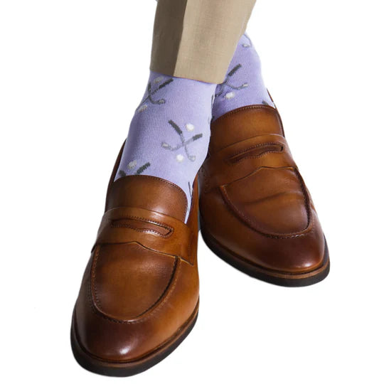 Lavender Golf Club Socks