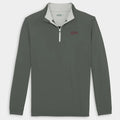 State Script Logo Venture Performance Quarter-Zip - Dark Charcoal