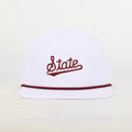 Mississippi State Script Poly Rope Hat
