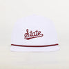 Mississippi State Script Poly Rope Hat