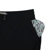 Matte Black Burlebo Performance Shorts