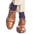 Navy Lobster Socks