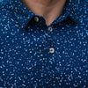 Navy Speckled Performance Polo