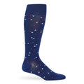 Navy Chicklet Dress Socks