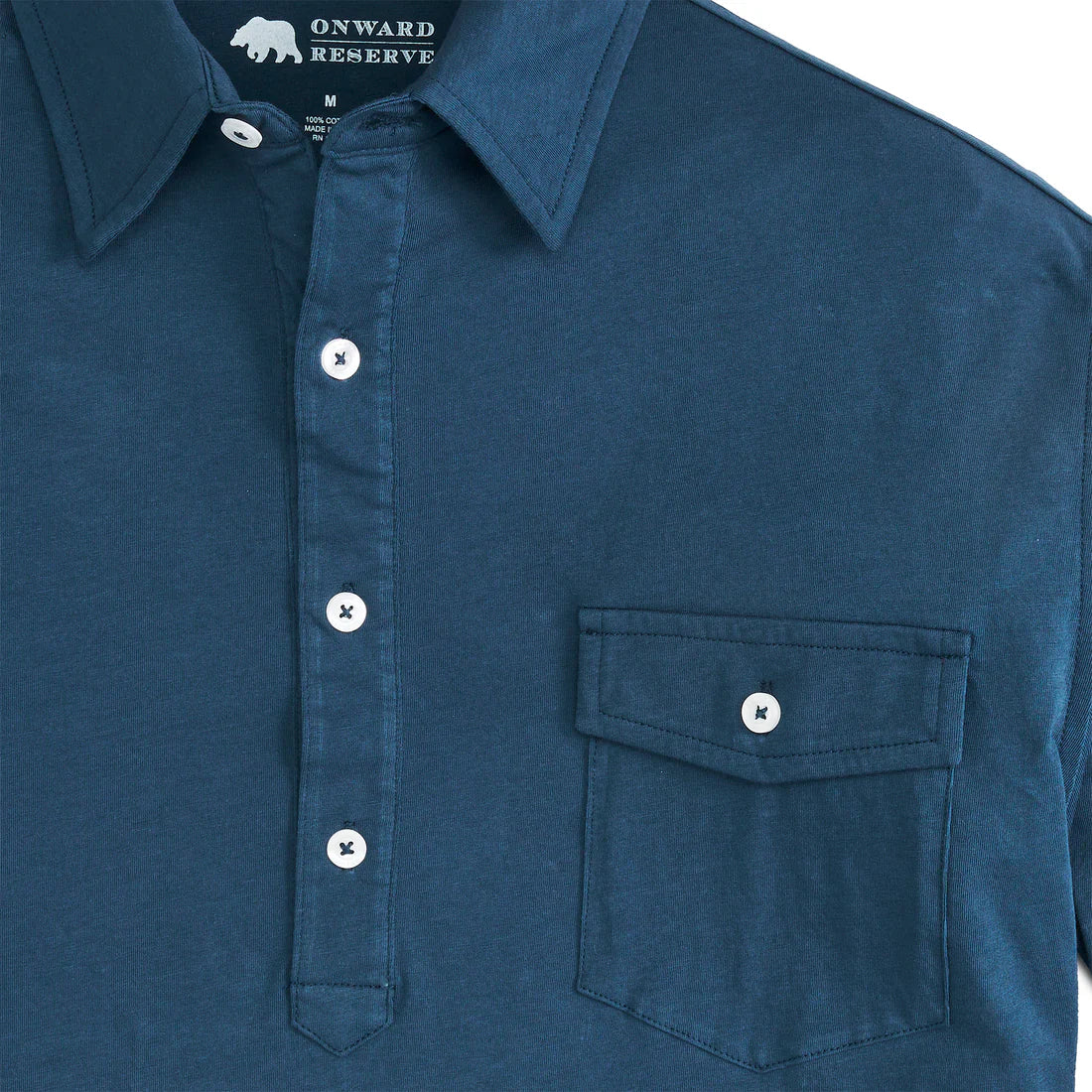 Old School Long Sleeve Polo - Titan