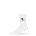 Ole Miss Embroidered Logo Casual Crew Socks