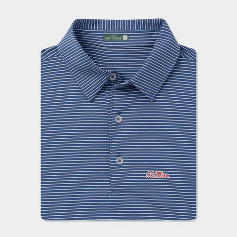 Ole Miss Club Orion Driver Stripe Polo