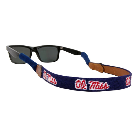 Ole Miss Needlepoint Sunglass Strap