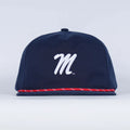 Ole Miss Rope Hat- Soft Performance Unstructured