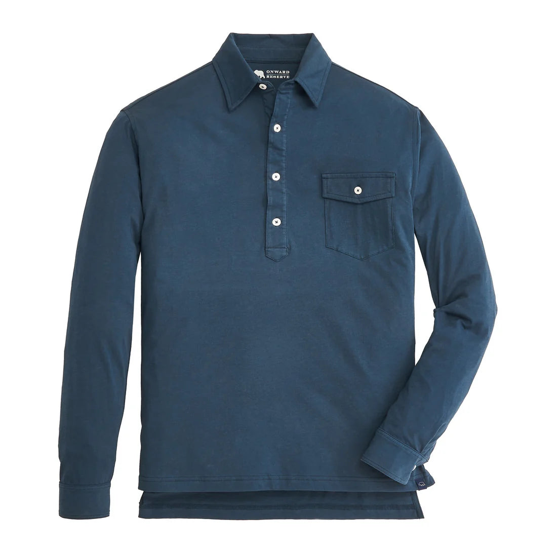 Old School Long Sleeve Polo - Titan