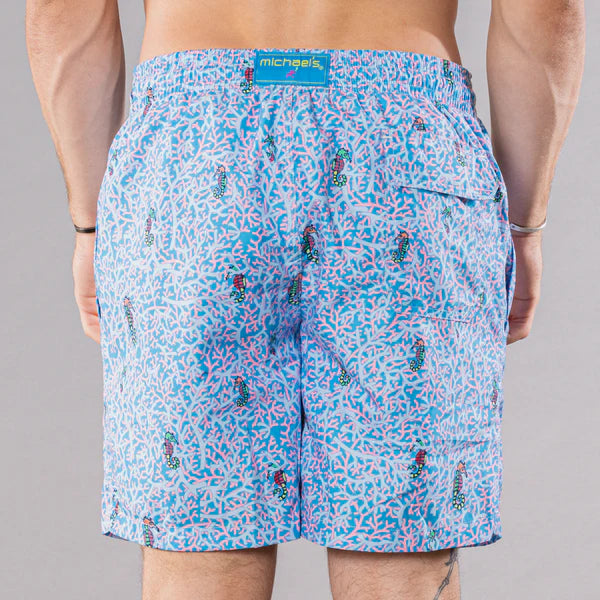 Rainbow Seahorses Swim Trunks