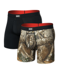 Multi-Sport Mesh Boxer Brief Fly (2 Pack) - Realtree Edge/Black