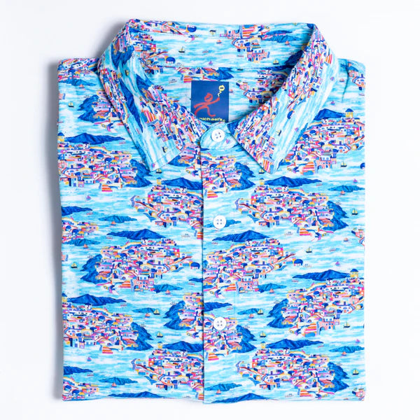 Printed Pima Cotton Full Button Shirt