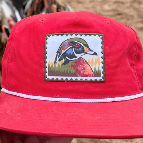 Burlebo Red Duck Stamp Cap