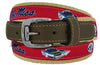 Ole Miss Rebels Stadium Collection Ribbon Belt