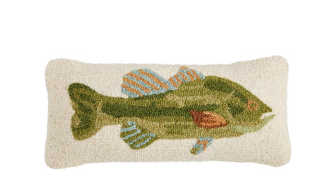 Fish Hook Wool Pillow