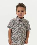 Youth Deer Camo Button Up