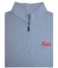 Rebels Heathered Stripe 1/4 Pullover