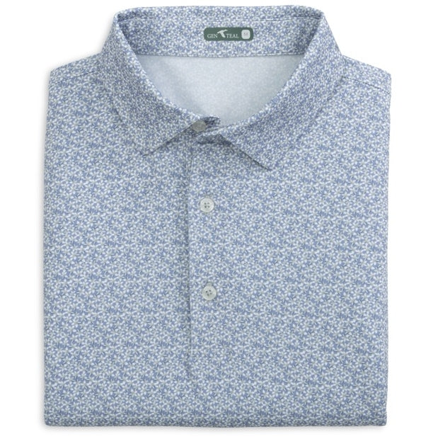 Plumeria Printed Polo