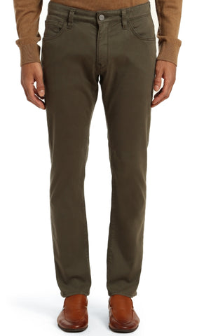 Charisma Relaxed Straight Olive Twill