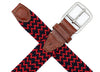 Collegiate Newport Woven Italian Rayon Elastic Belt