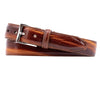 Perry Shrunken Italian Saddle Leather Belt
