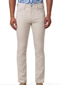 Charisma Relaxed Straight Pants in Cream Cross Twill