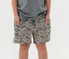 Youth Camo Athletic Shorts