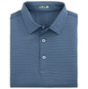 Heathered Pinstripe Performance Polo