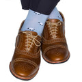 Sky Blue w/ Black & White Sheep Socks