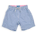Boy's Squares Swim Trunks