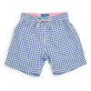 Boy's Squares Swim Trunks