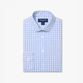 Leeward Dress Shirt - Skyline Blue Miles Plaid