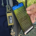 Tap to PRAY Tactical Carabiner Keychain