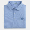 Royal Blue Club Pinstripe Polo