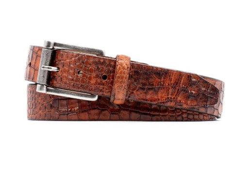 Briggs Vintage Alligator Italian Leather Belt