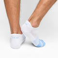 White/Powder 'The Sip' Ankle Socks