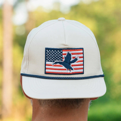 American Flag Duck Hat
