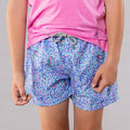 Boy's Rainbow Seahorses Swim Trunks