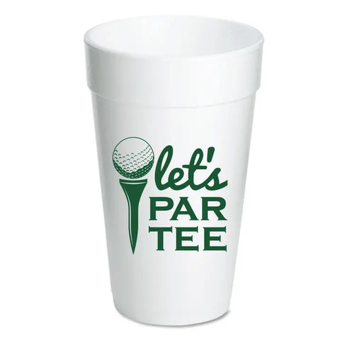 Let's Par Tee Styro Cups