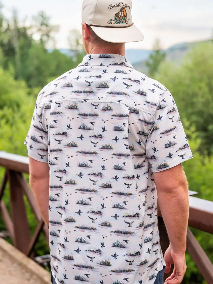 Duck Hunt Button Up