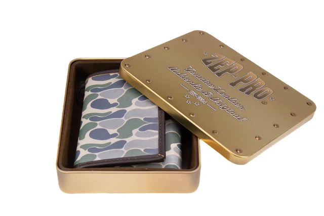 Old School Green Camo Trifold Wallet