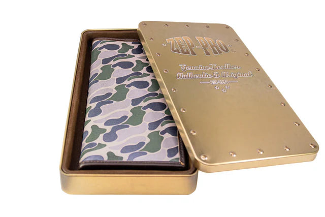 Old School Green Camo Secretary Wallet