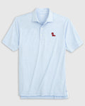 Ole Miss Lyndonn Striped Jersey Performance Polo - Stacked Logo